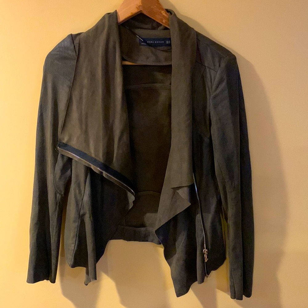Zara Faux Suede Jacket